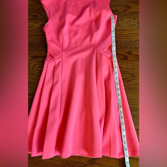Ted Baker Mitton Fit & Flare Pink Skater Preppy Cocktail Night Out Dress Sz 2 - Picture 12 of 14